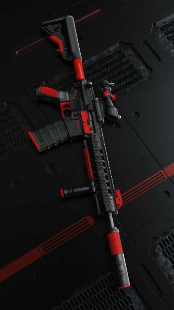 PUBG Rifle iPhone Wallpaper