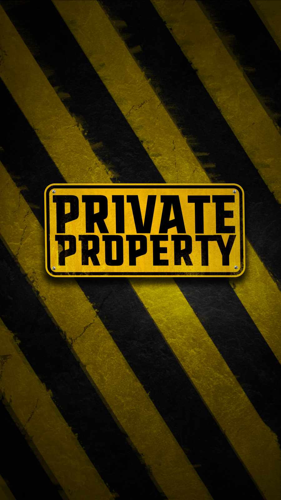 Private Property iPhone Wallpaper