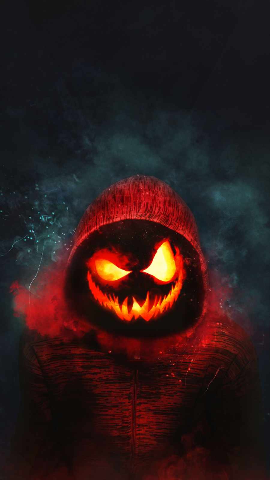 Pumpkin Guy Halloween iPhone Wallpaper