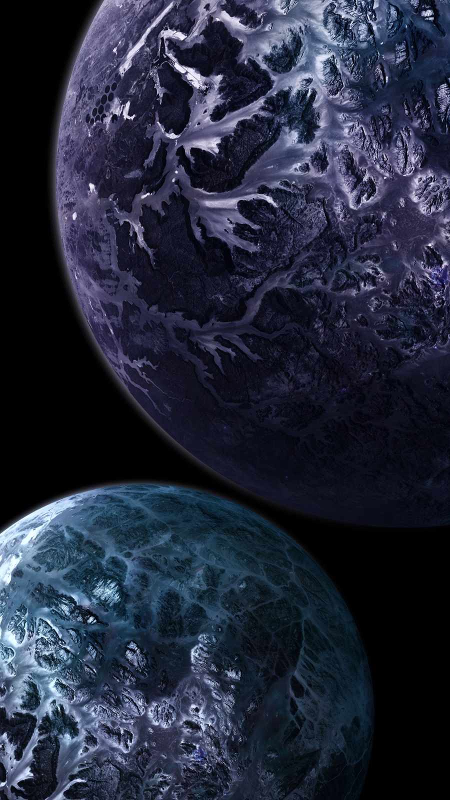 Space Extraterrestrial Planets iPhone Wallpaper