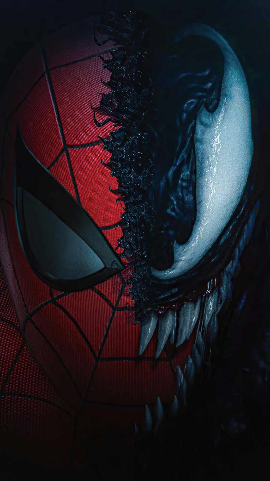 the spiderman x venom iPhone Wallpaper