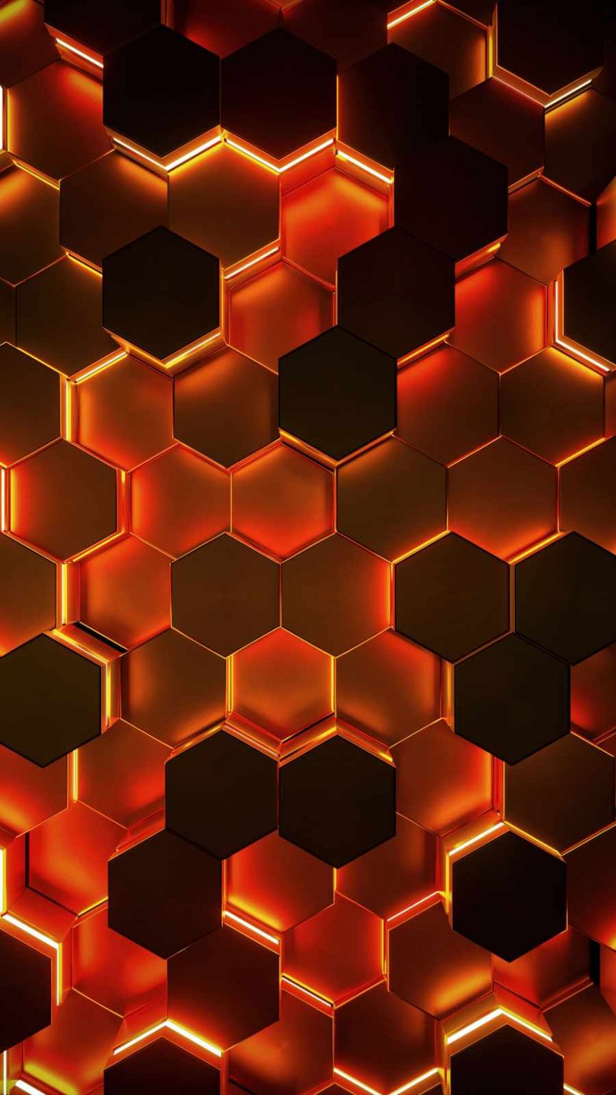 3d Hexagon Light Iphone Wallpaper Iphone Wallpapers