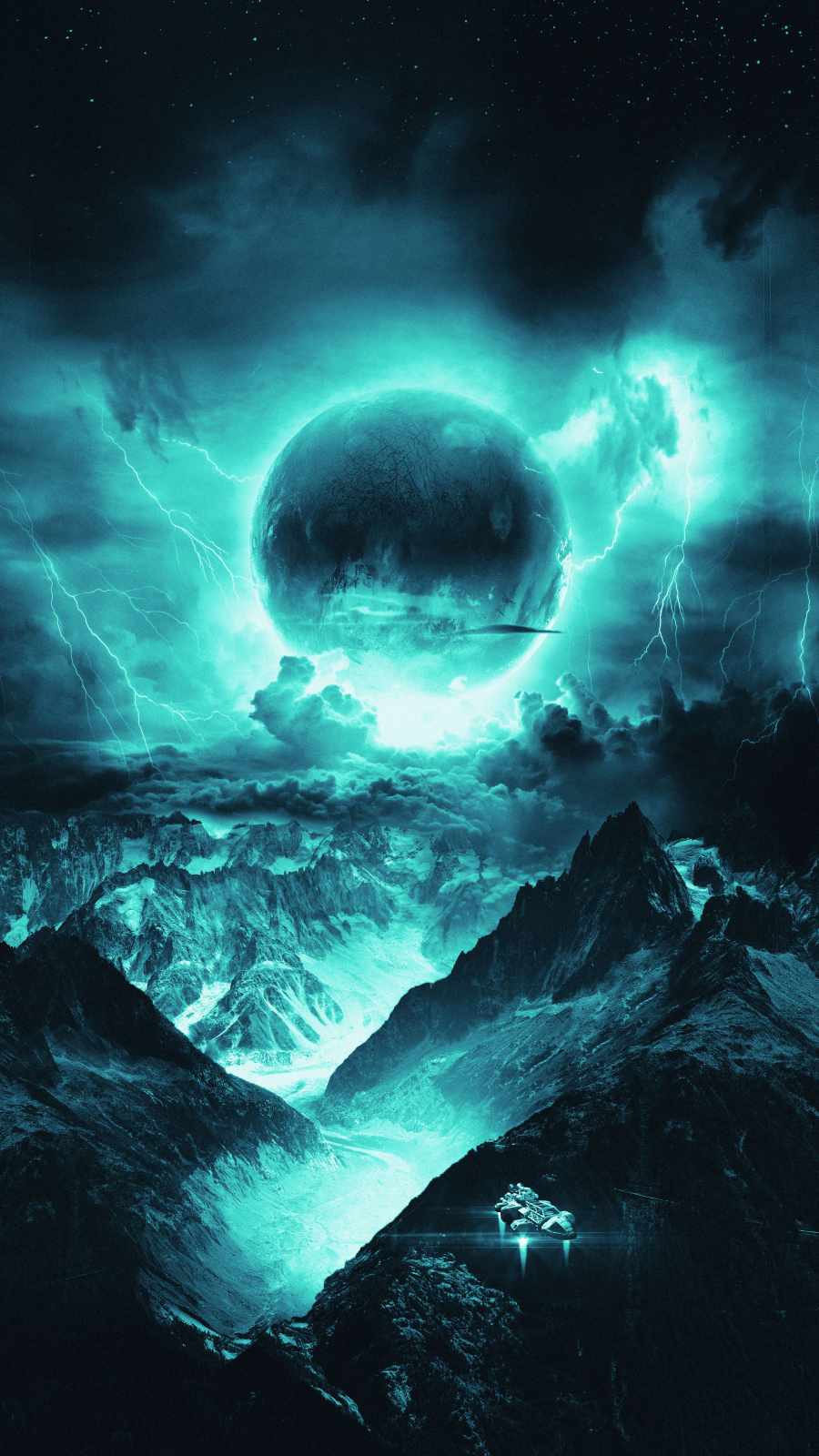 Apocalypse Planet iPhone Wallpaper