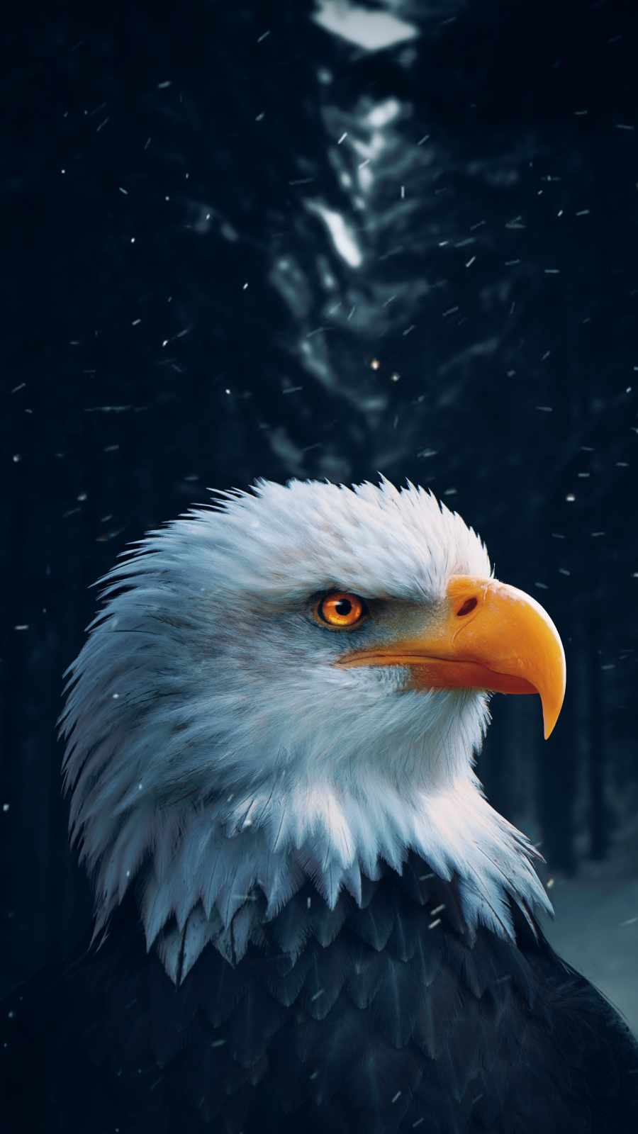 Golden Eagle Predator iPhone Wallpaper