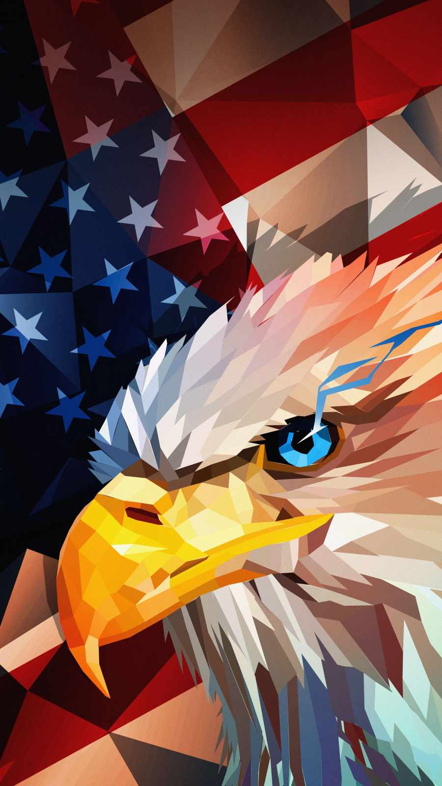 Golden Eagle USA iPhone Wallpaper
