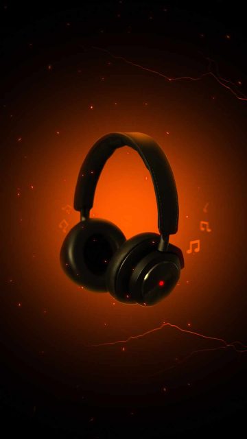 Headphones Music iPhone Wallpaper