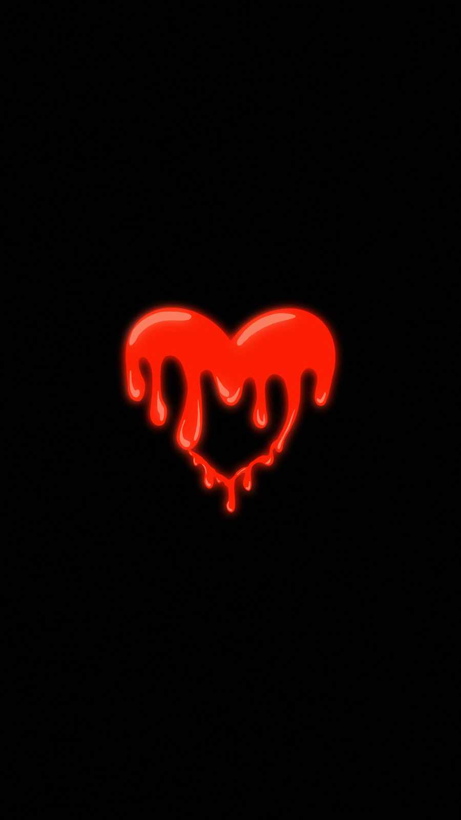 Heart Melt iPhone Wallpaper