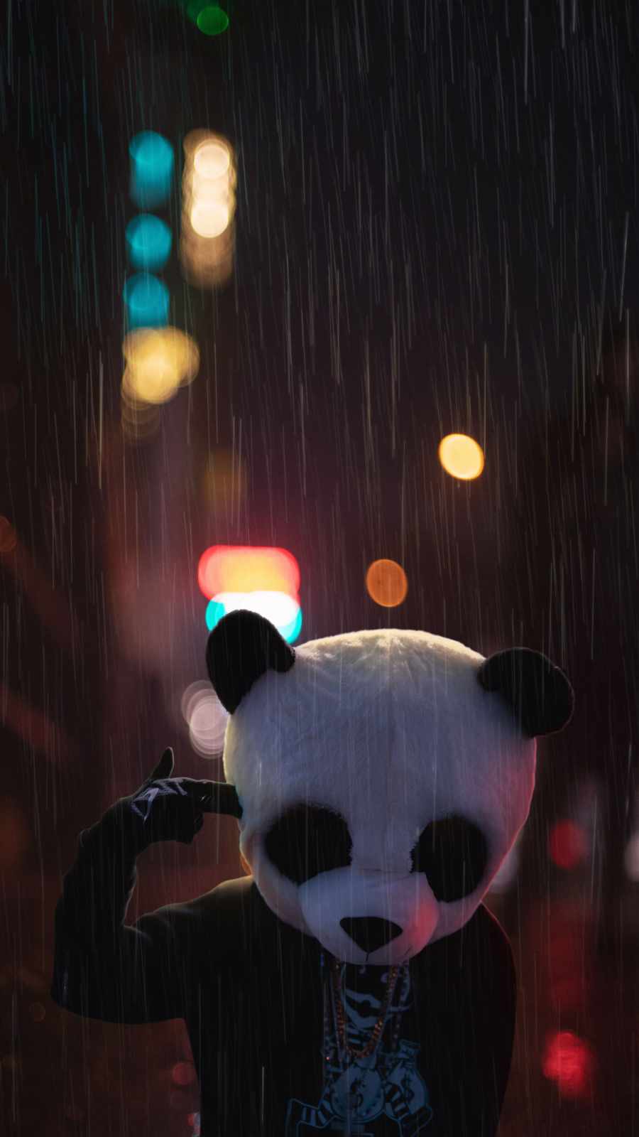 Hip Hop Panda iPhone Wallpaper