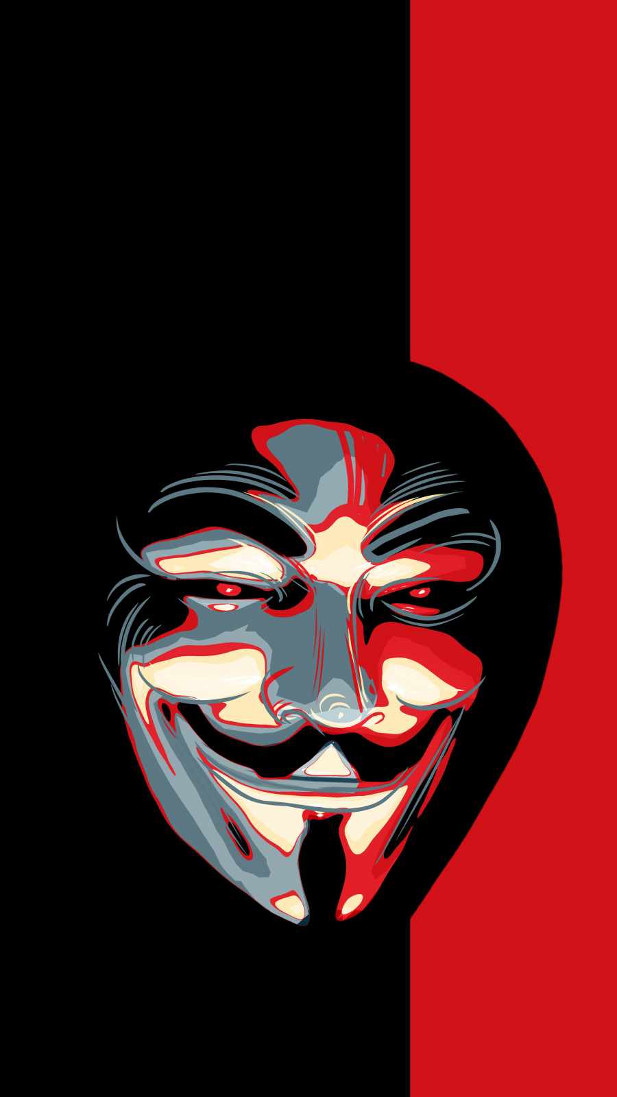 Hoodie Mask Anonymous iPhone Wallpaper