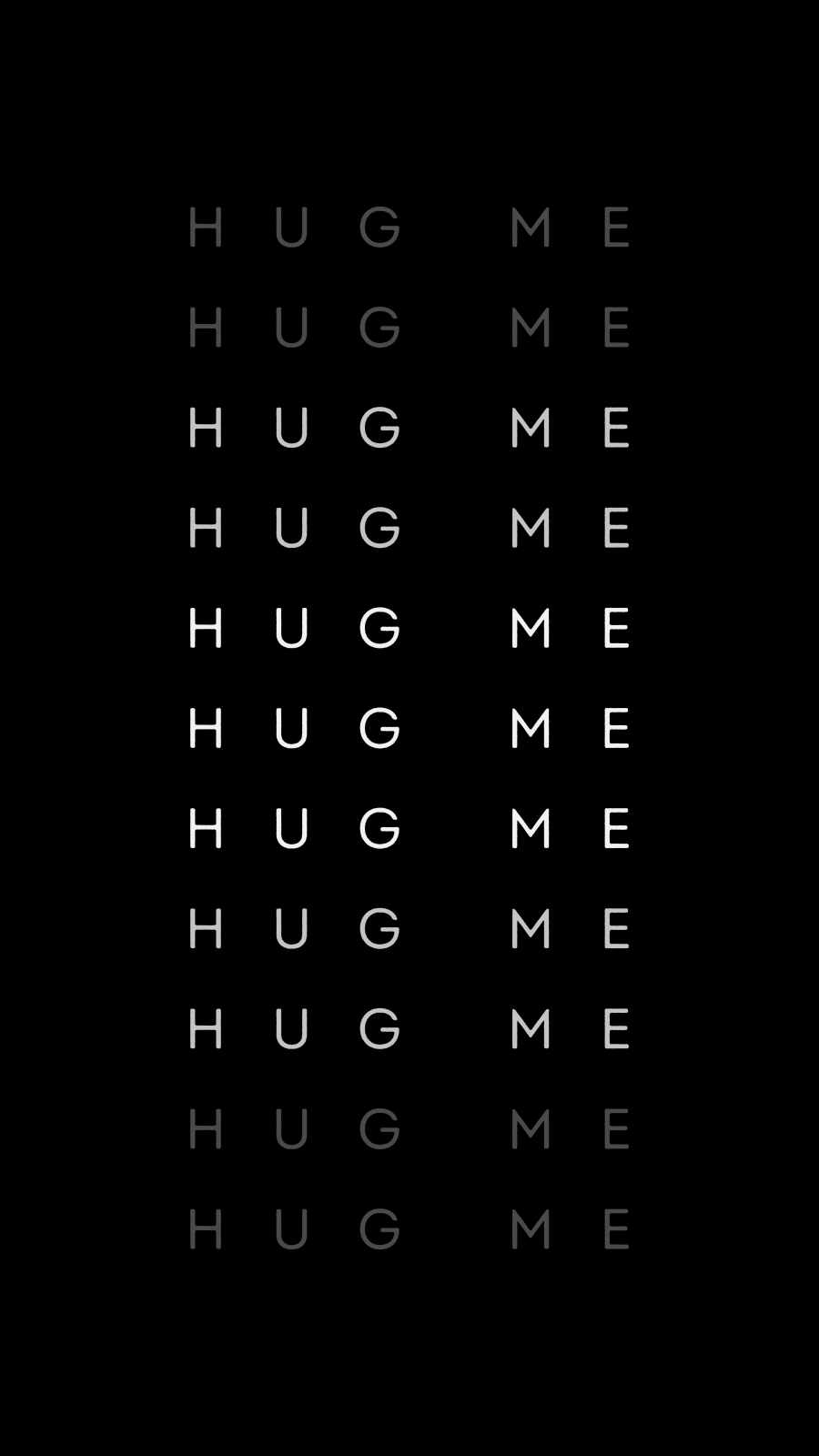Hug Me iPhone Wallpaper