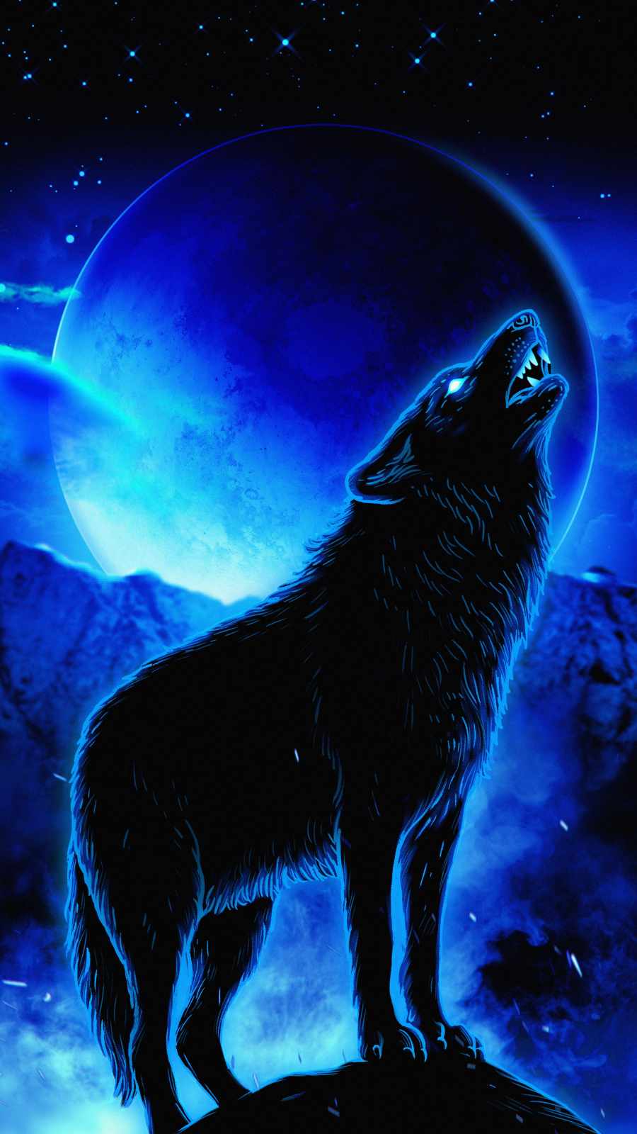Lone Wolf iPhone Wallpaper