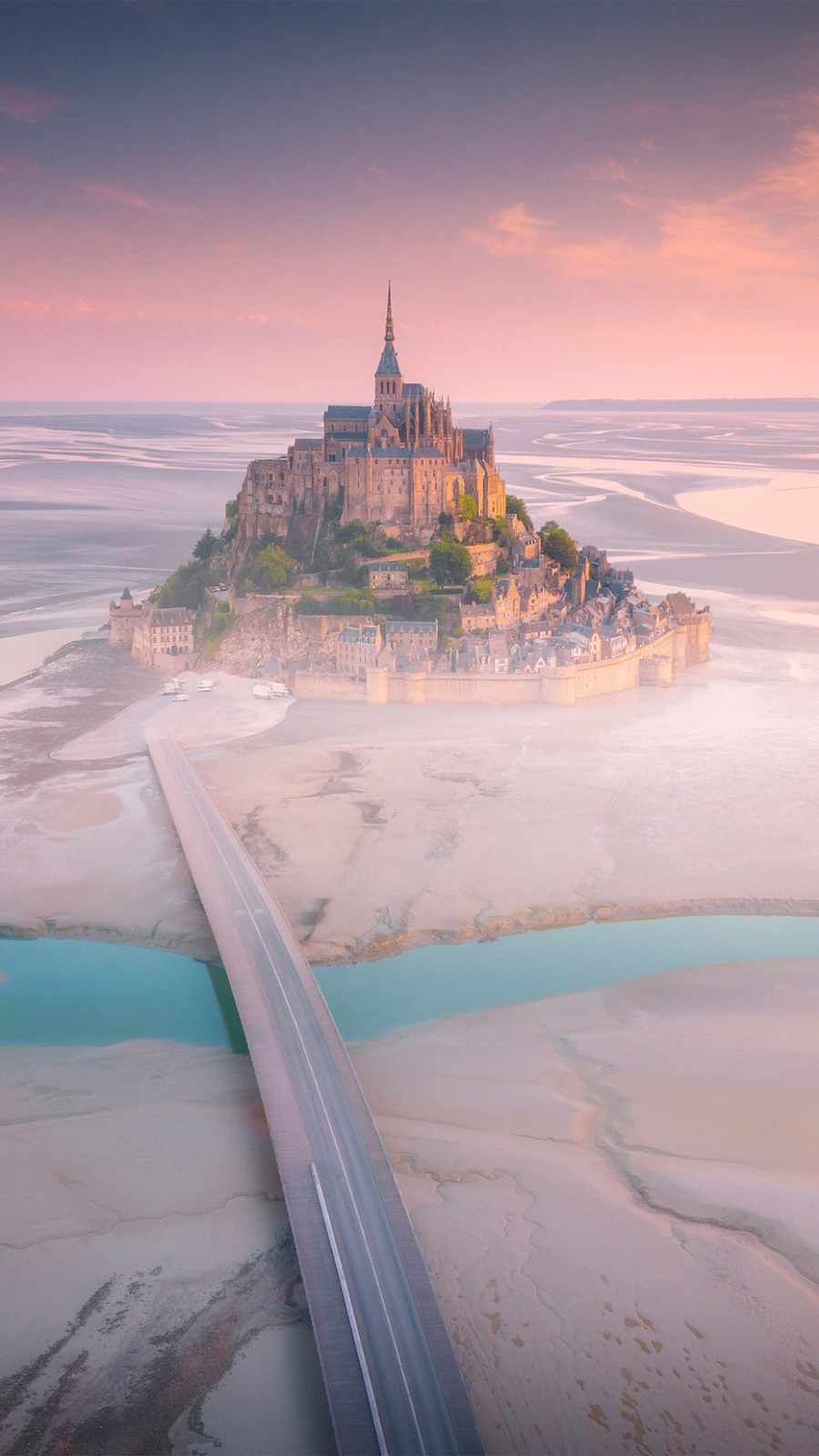 Mont Saint Michel France iPhone Wallpaper