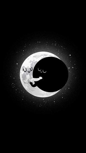 Moon Darkness iPhone Wallpaper