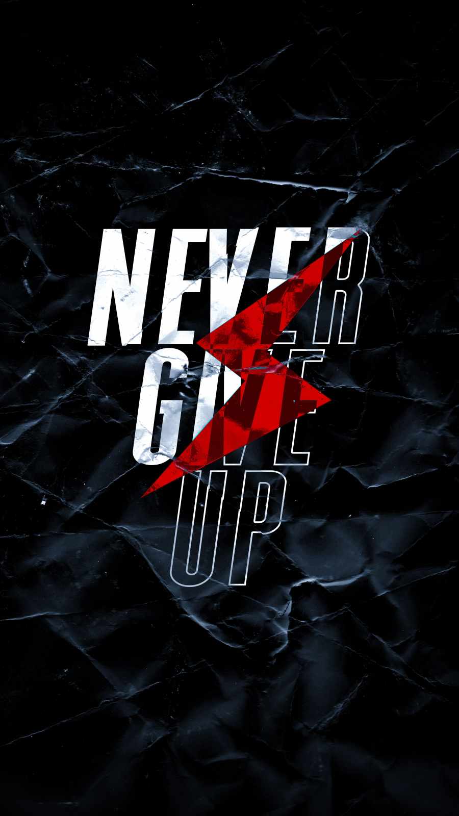 Never Give UP iPhone 13 Wallpaper