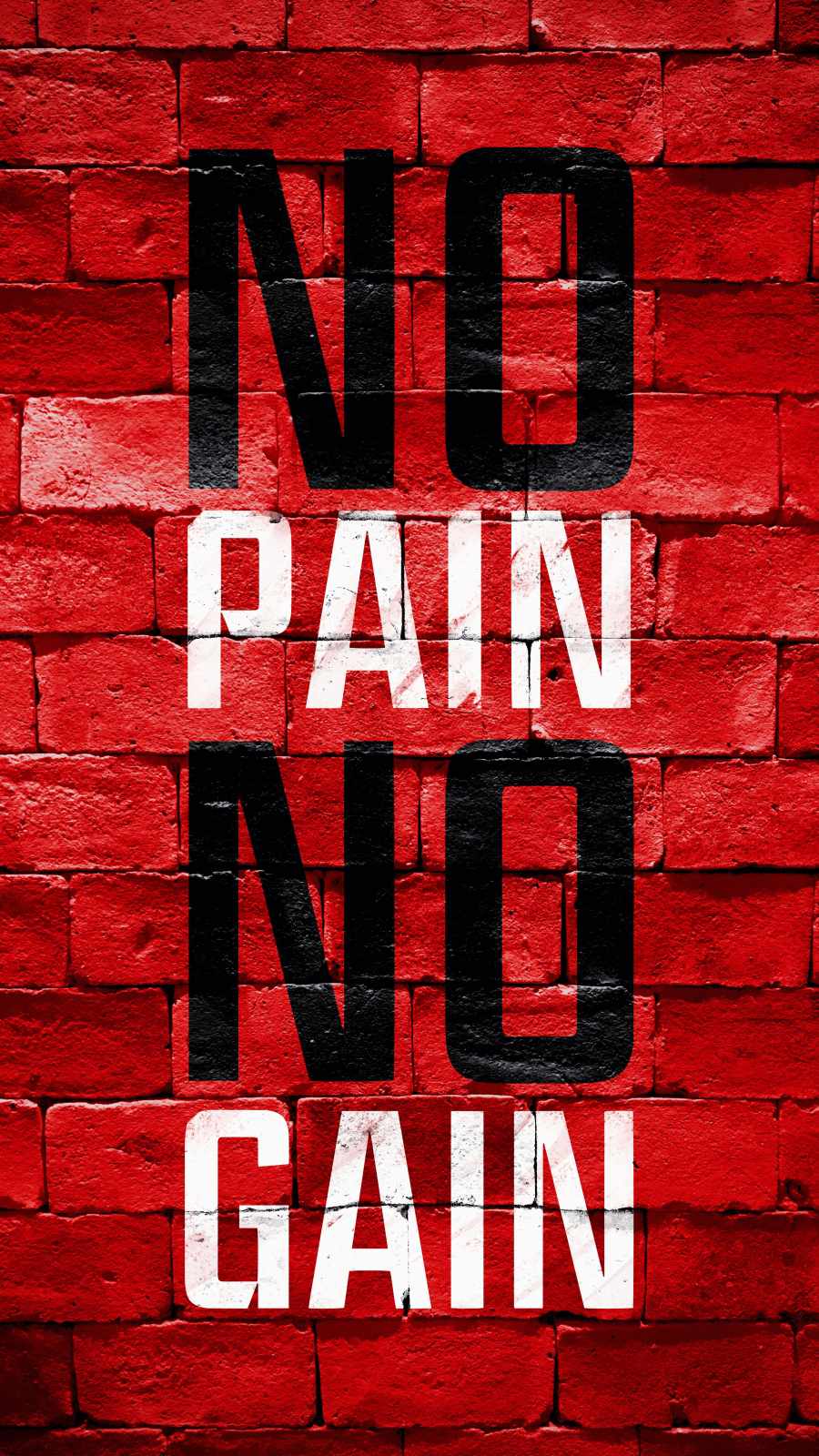 No Pain No Gain 4K iPhone Wallpaper