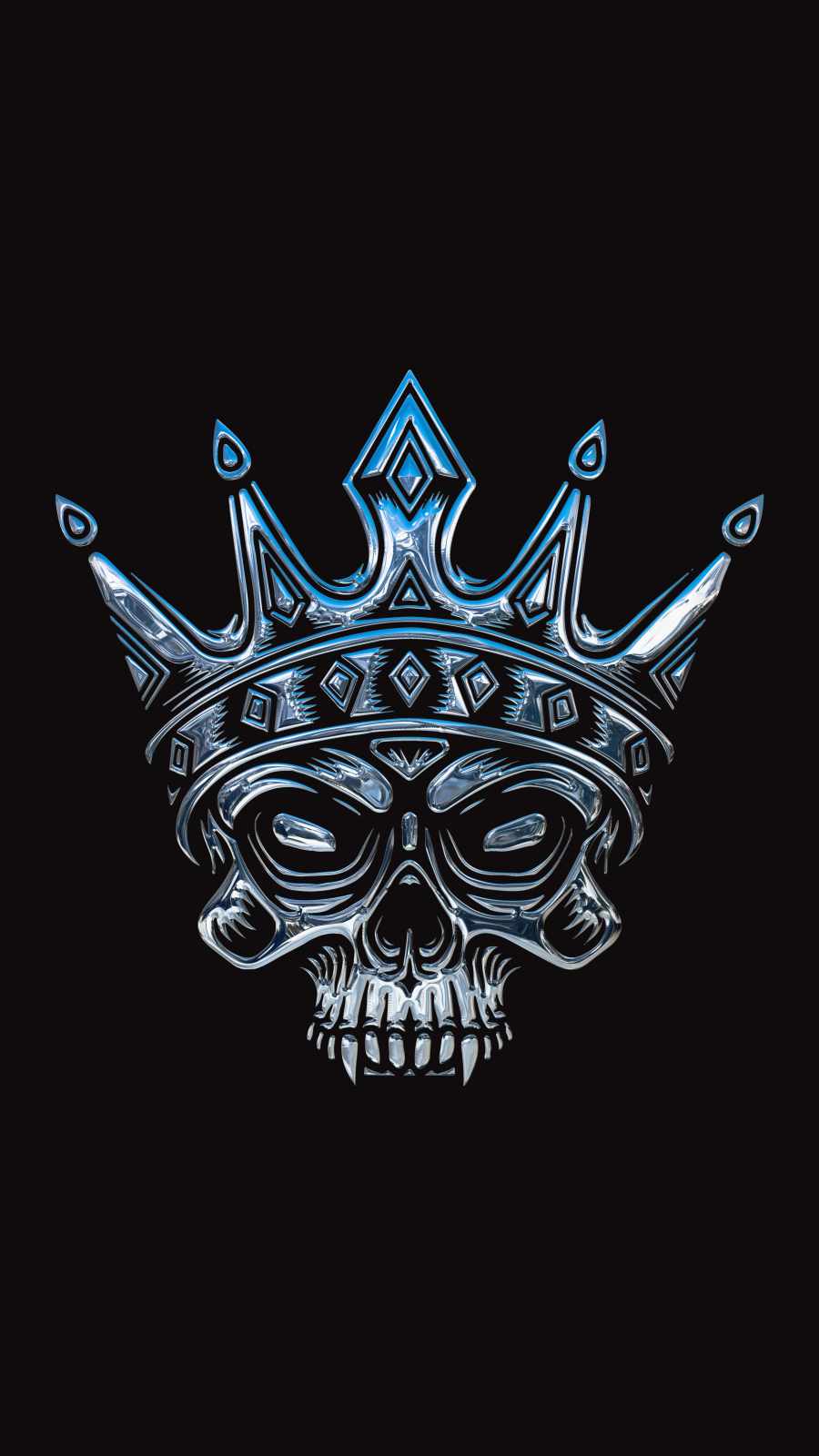 Skull King iPhone Wallpaper