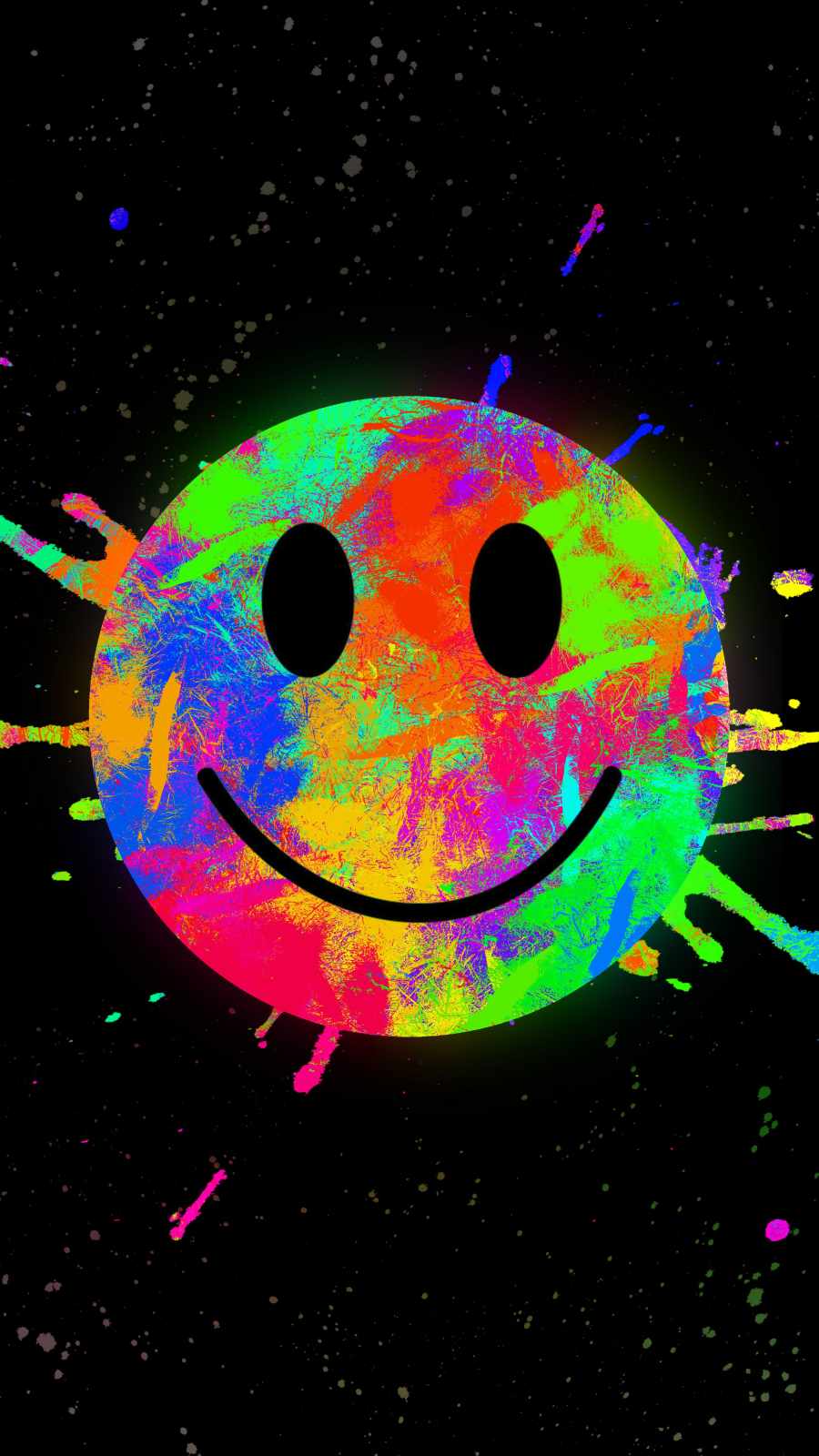 Smile Colorful iPhone Wallpaper