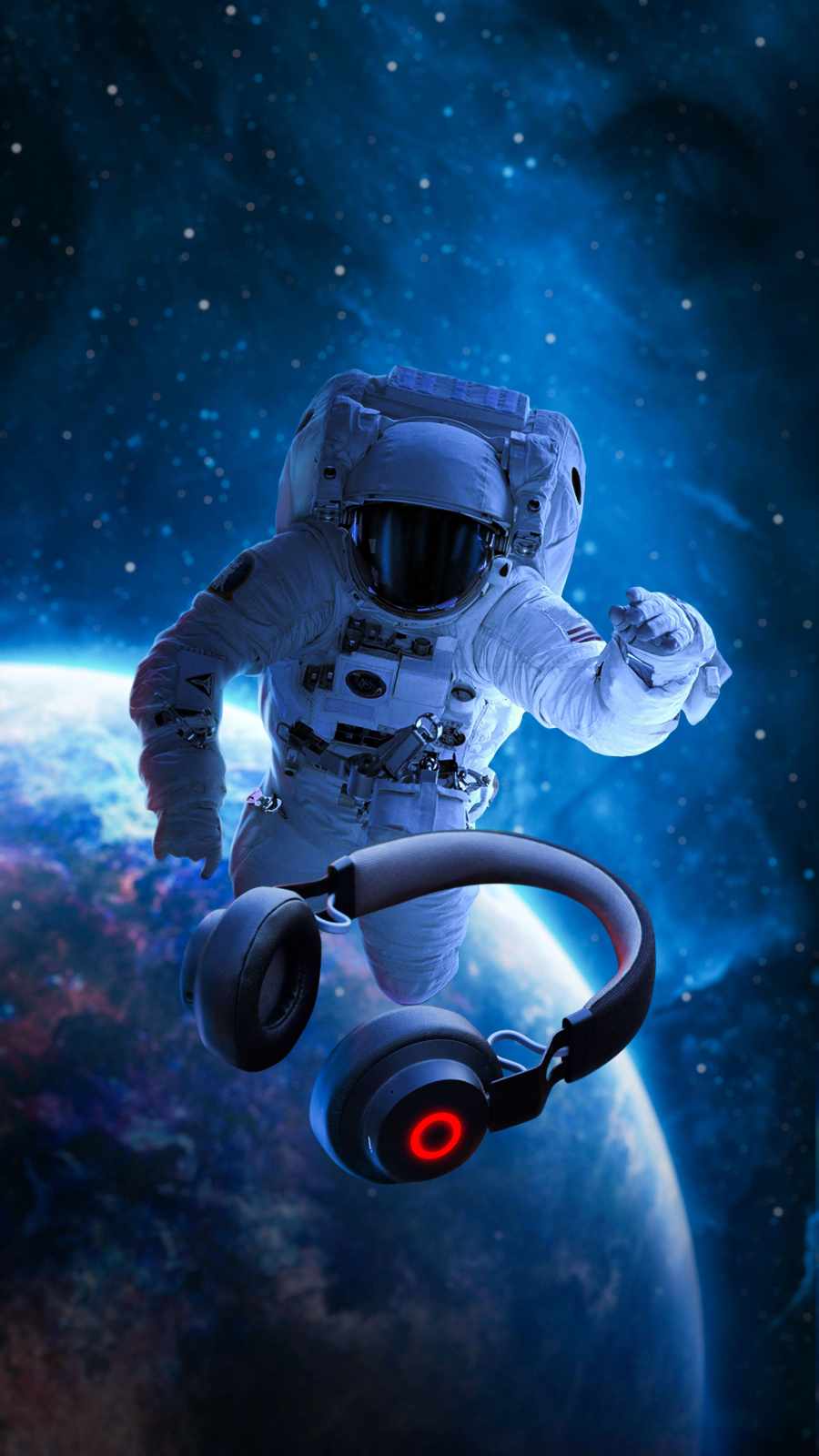 Space Music iPhone Wallpaper