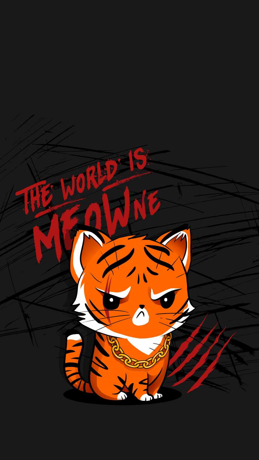 The World is Mewone iPhone Wallpaper