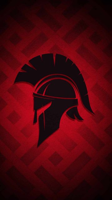 Warrior Helmet iPhone Wallpaper