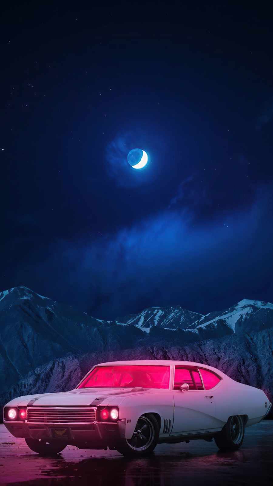 night crawler classic ride iPhone Wallpaper