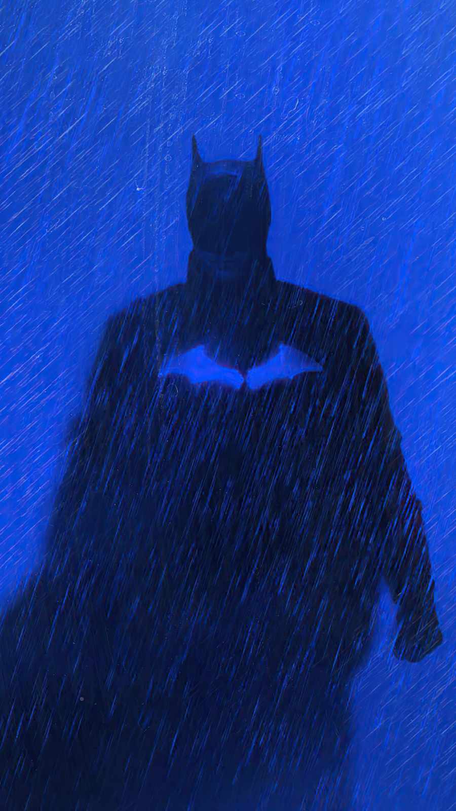 the batman 2022 blue iPhone Wallpaper