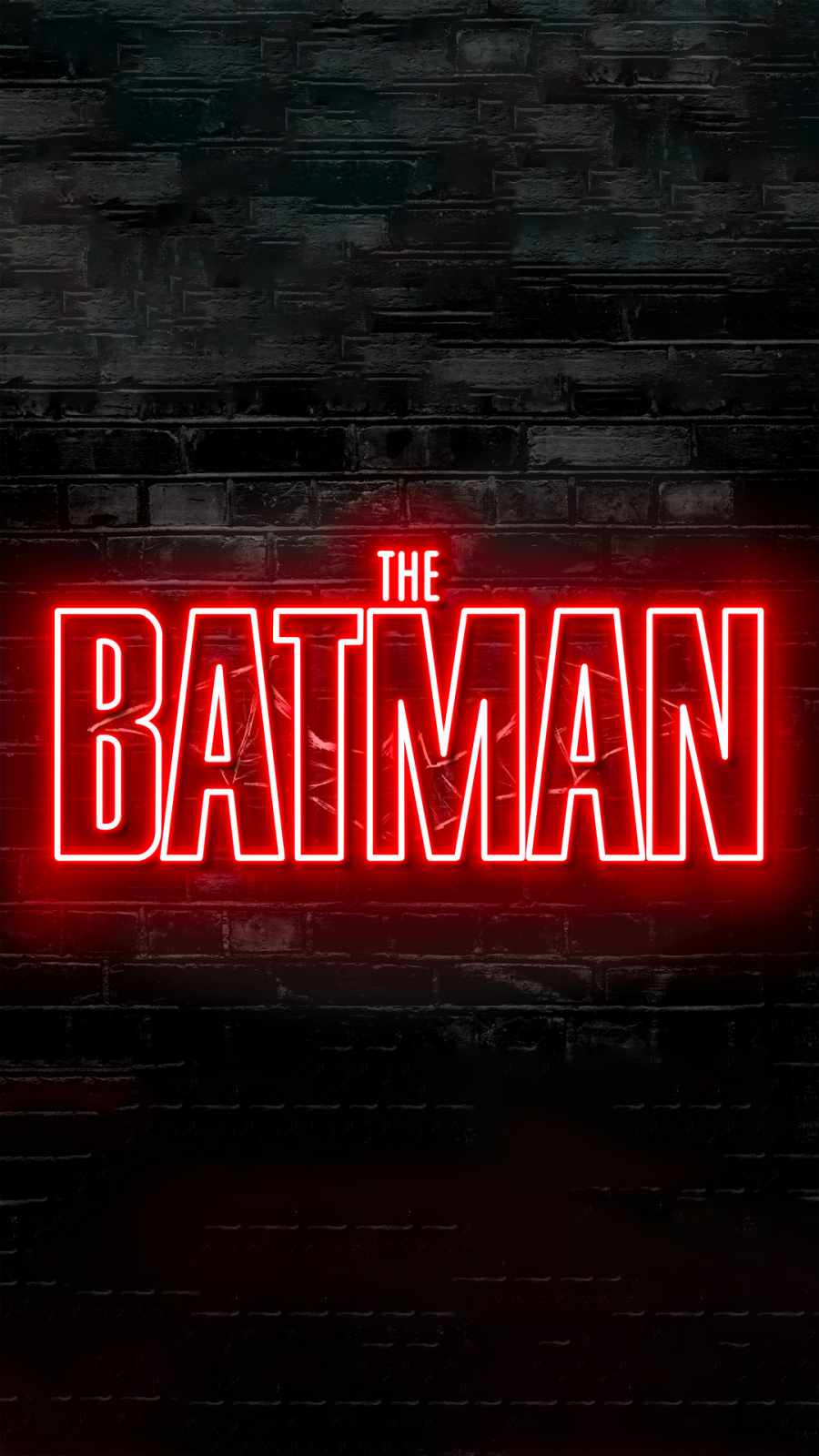 the batman logo lightup iPhone Wallpaper