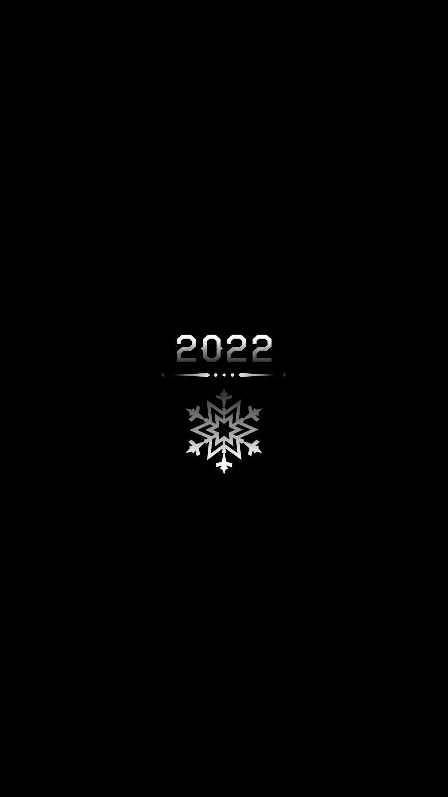 2022 New Year Winter iPhone Wallpaper