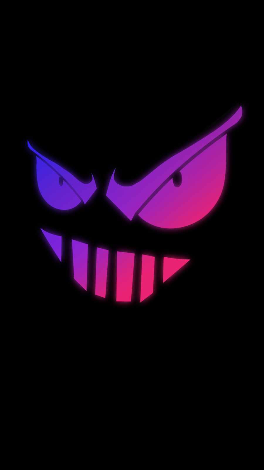 Angry Face Phone iPhone Wallpaper