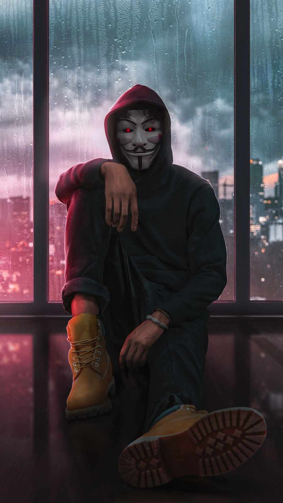 Anonymous World iPhone Wallpaper