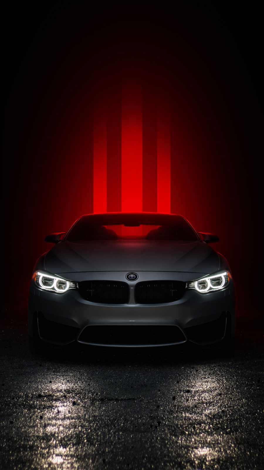 BMW Car Lights iPhone Wallpaper