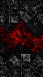Black Money iPhone Wallpaper