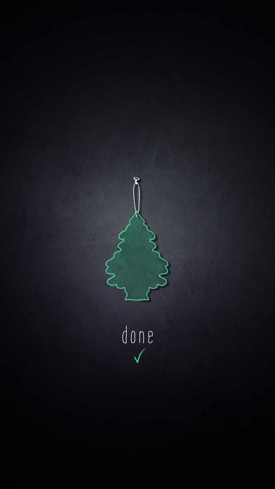 Christmas Done iPhone Wallpaper