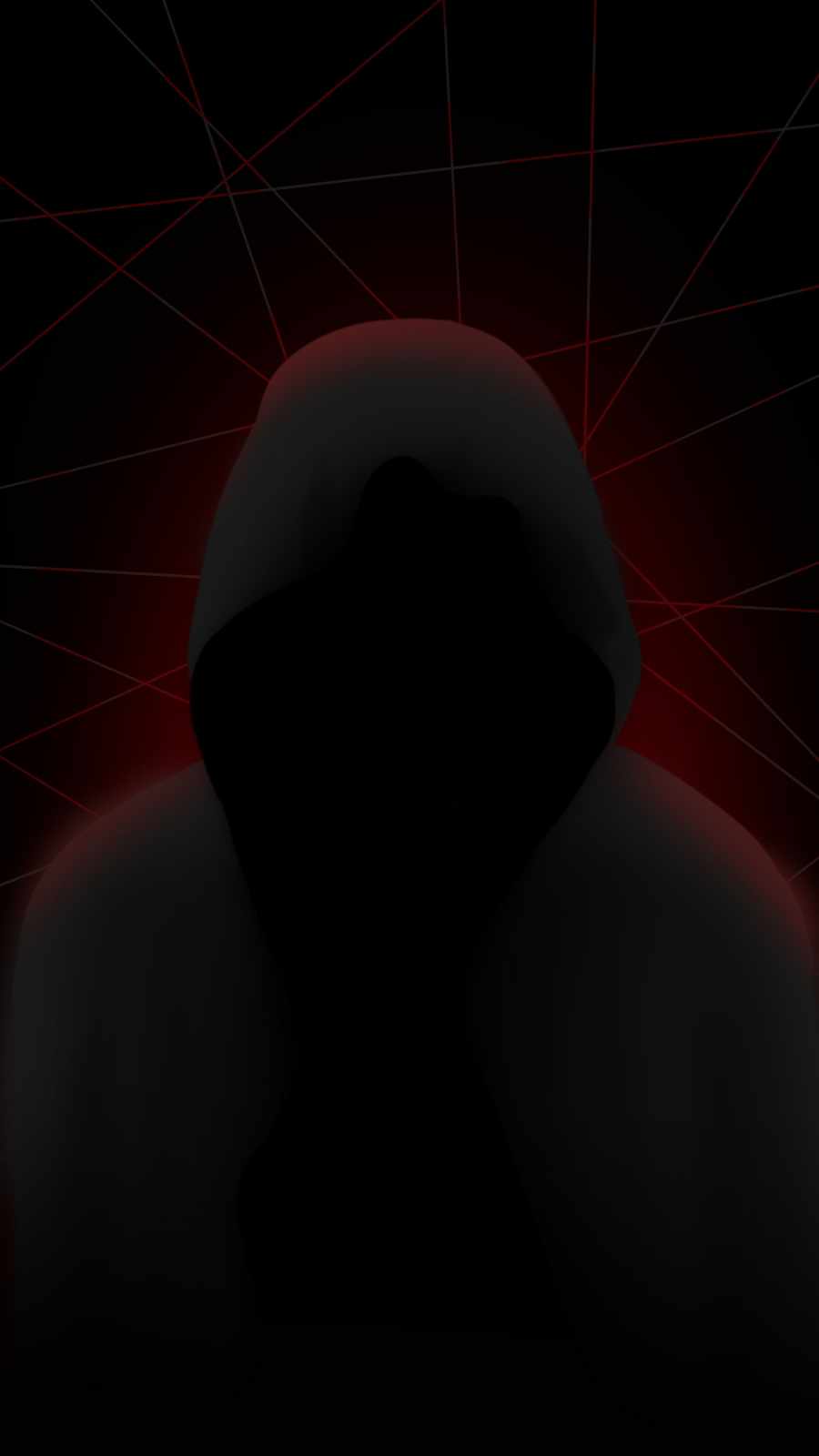 Dark Hoodie People iPhone Wallpaper
