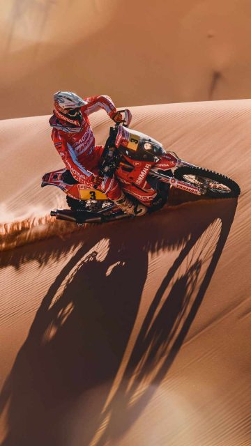 Desert Racing iPhone Wallpaper