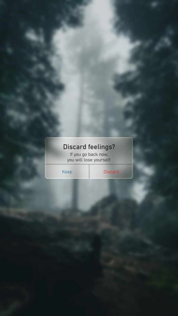 Discard Feelings iPhone Wallpaper
