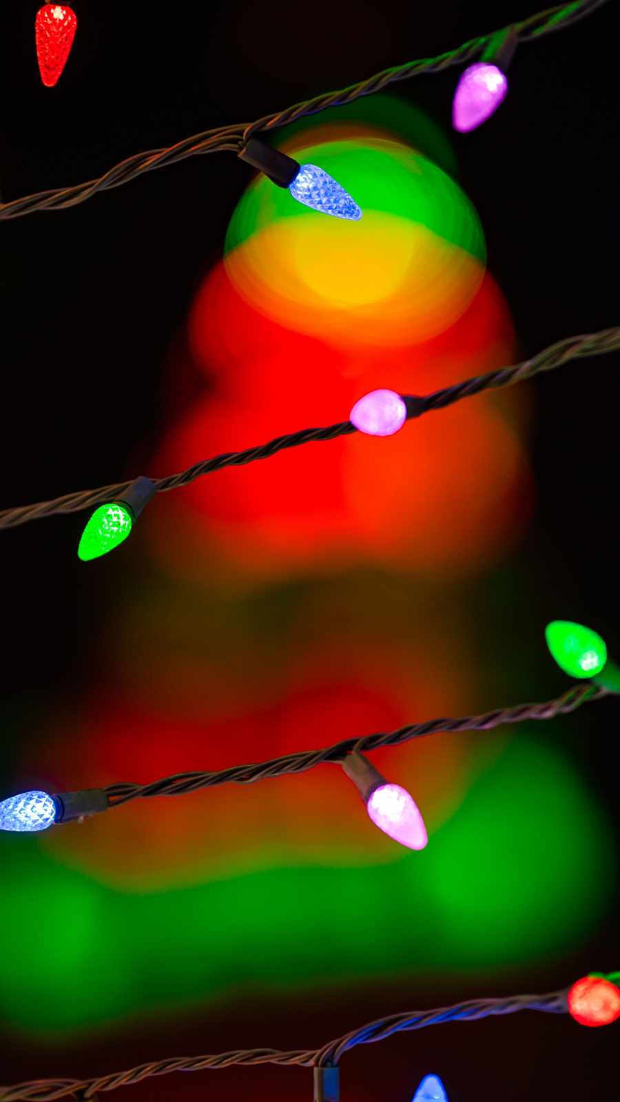 Festival Lights Christmas iPhone Wallpaper