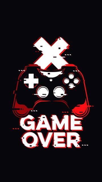 Game Over 4K iPhone Wallpaper