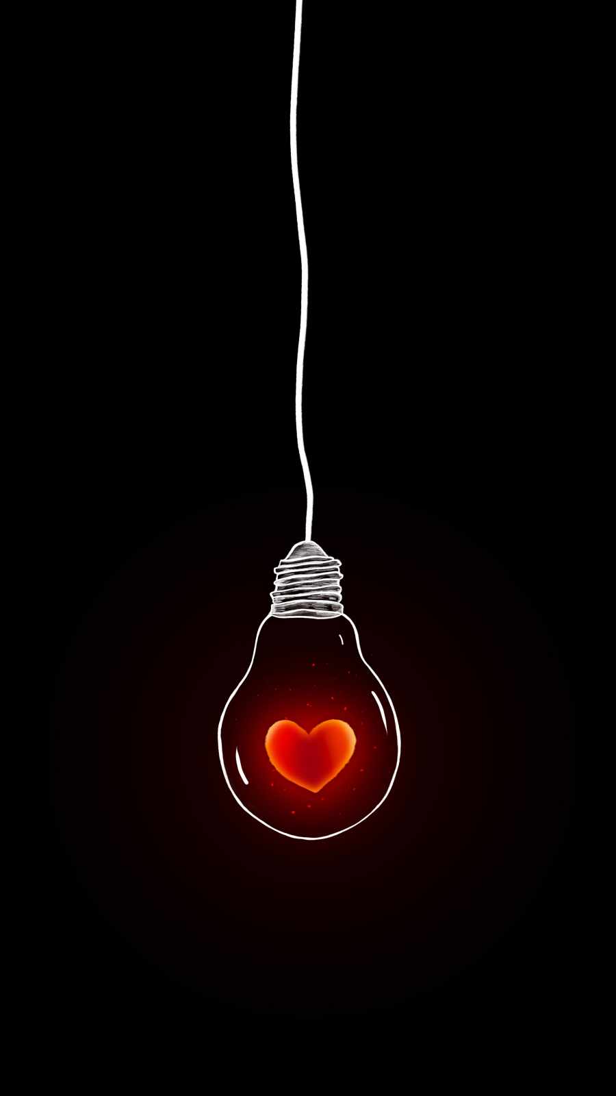 Heart Light iPhone Wallpaper