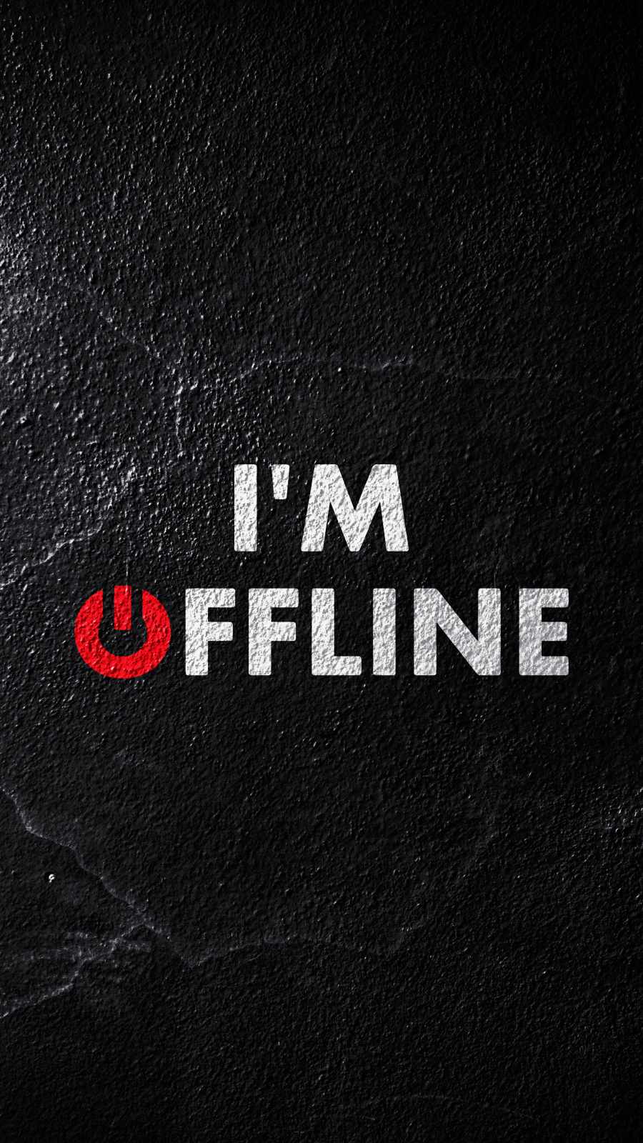I am Offline iPhone Wallpaper