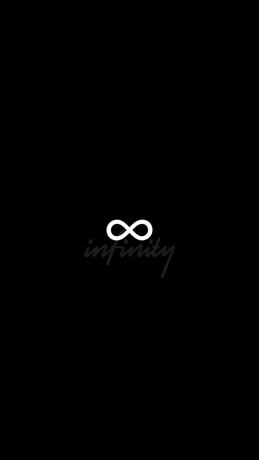 Infinity Black iPhone Wallpaper