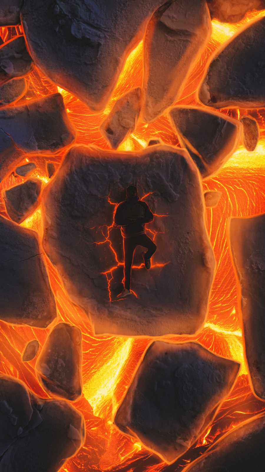 Lava Guy iPhone Wallpaper
