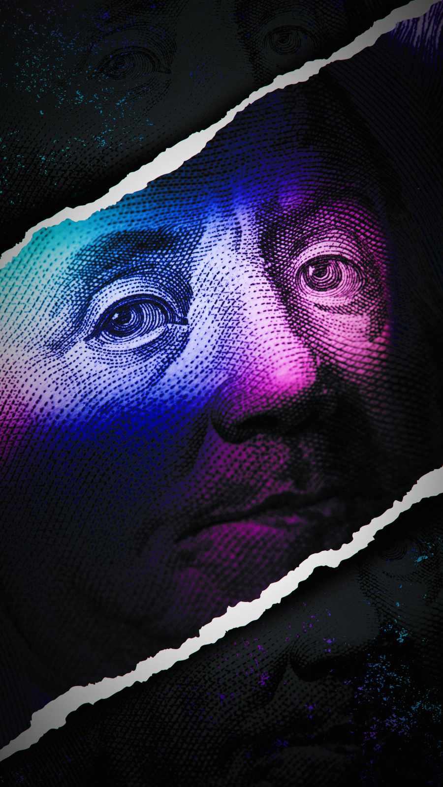 Money Face iPhone Wallpaper