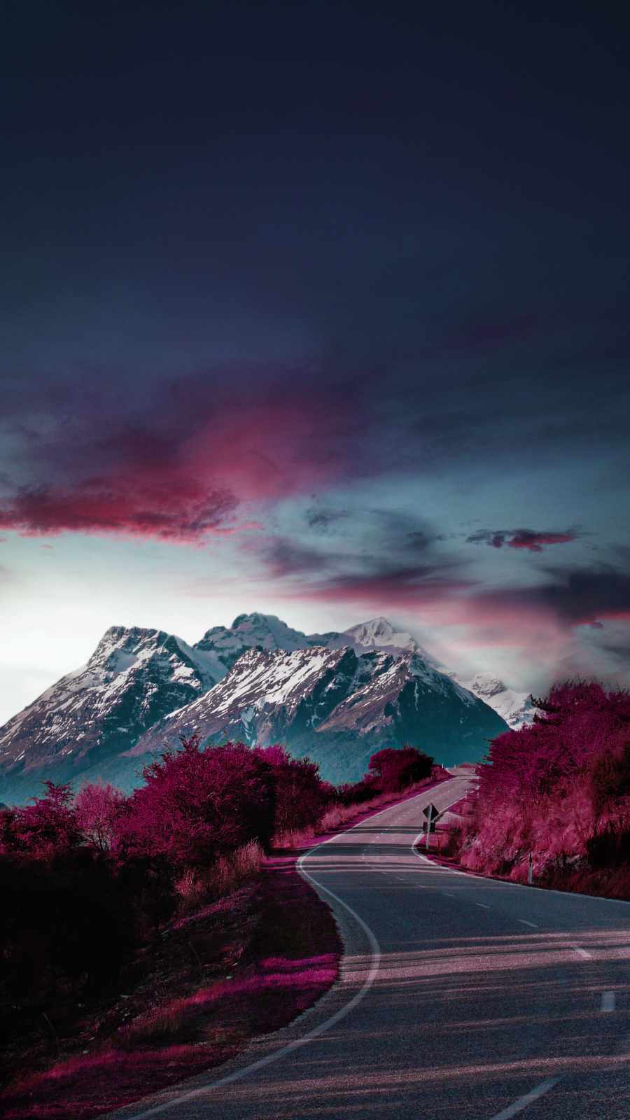 Mountain Road iPhone Wallpaper