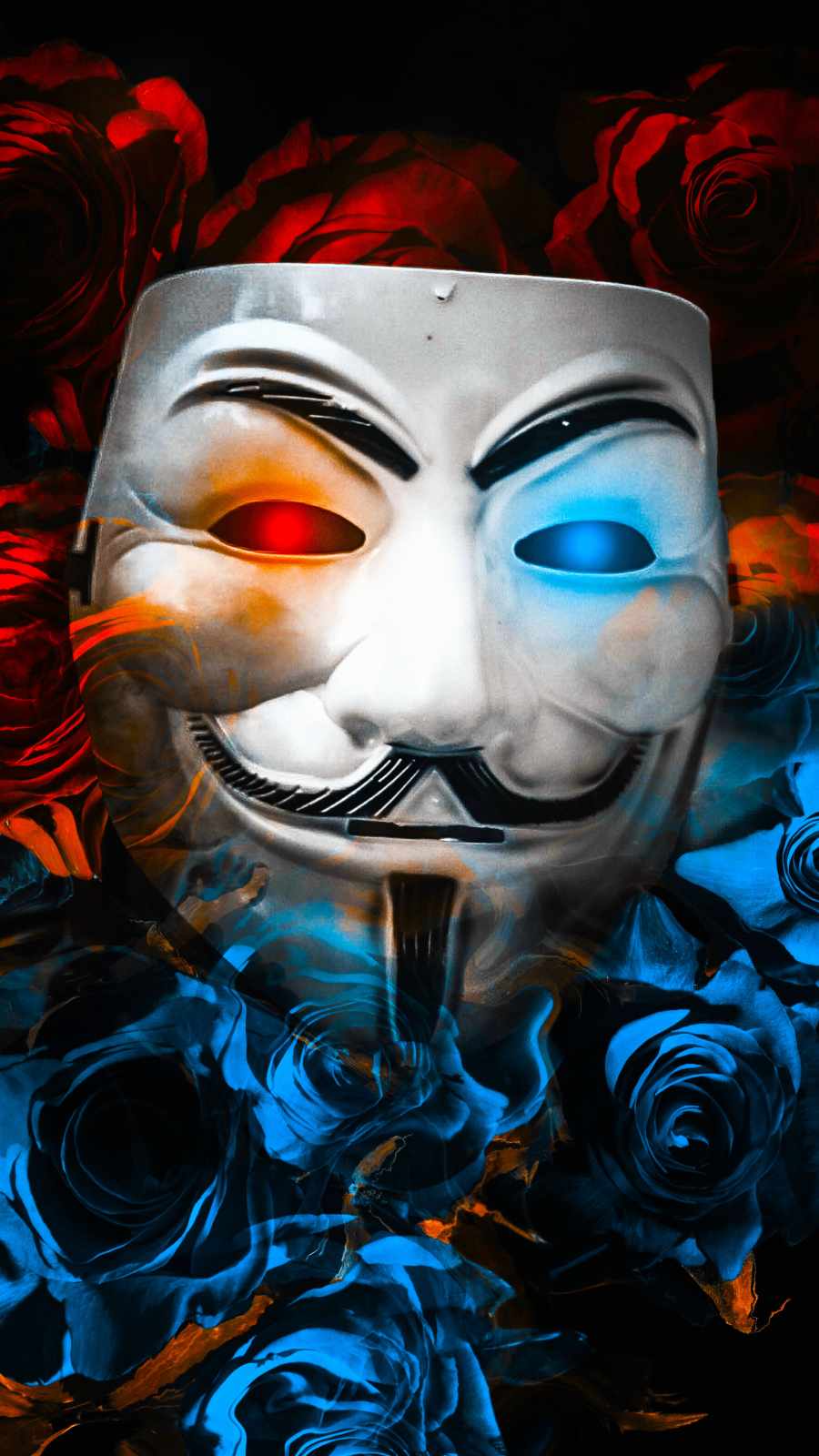 Mysterious Mask iPhone Wallpaper
