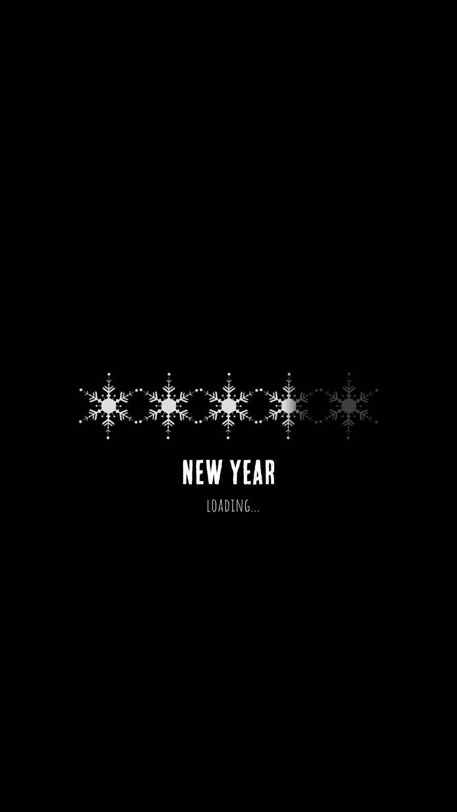 New Year is Loading iPhone Wallpaper