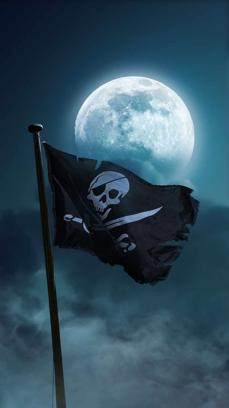 Pirate Flag iPhone Wallpaper