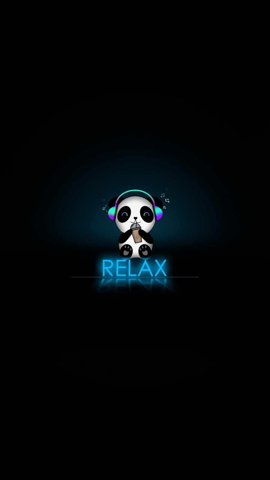 Relax Panda iPhone Wallpaper