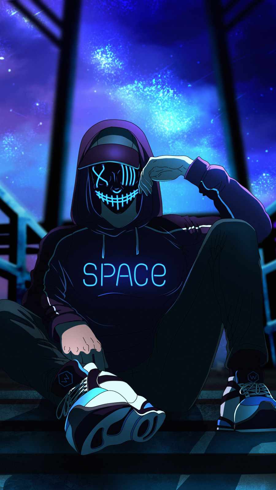 Space Guy iPhone Wallpaper