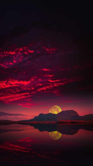 Sunset at Badlands iPhone Wallpaper